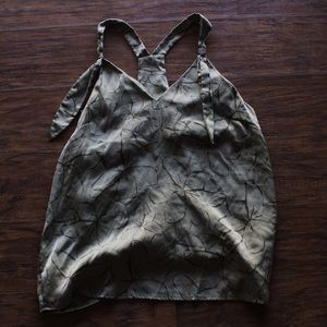 Massimo green tank top